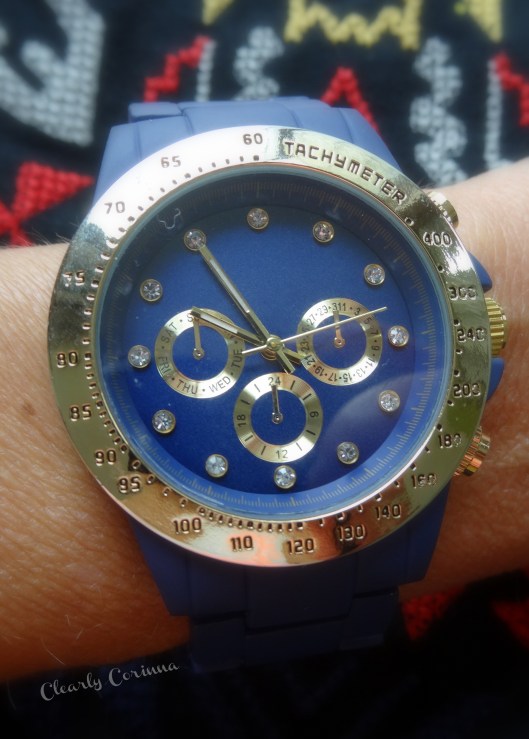 Navy Bracelet Boyfriend Watch Target