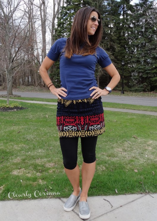 Short Sleeve Turtleneck Navy